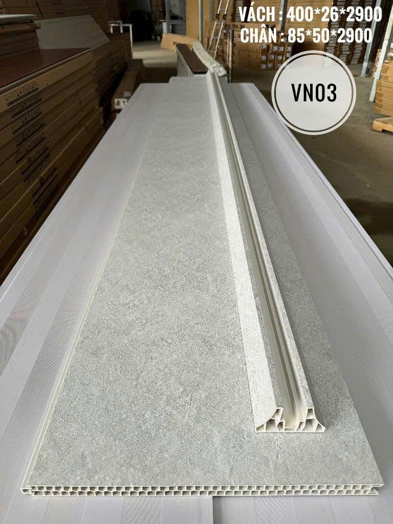 Tấm Ốp Vách Ngăn 2 Mặt Vân Gỗ VN03