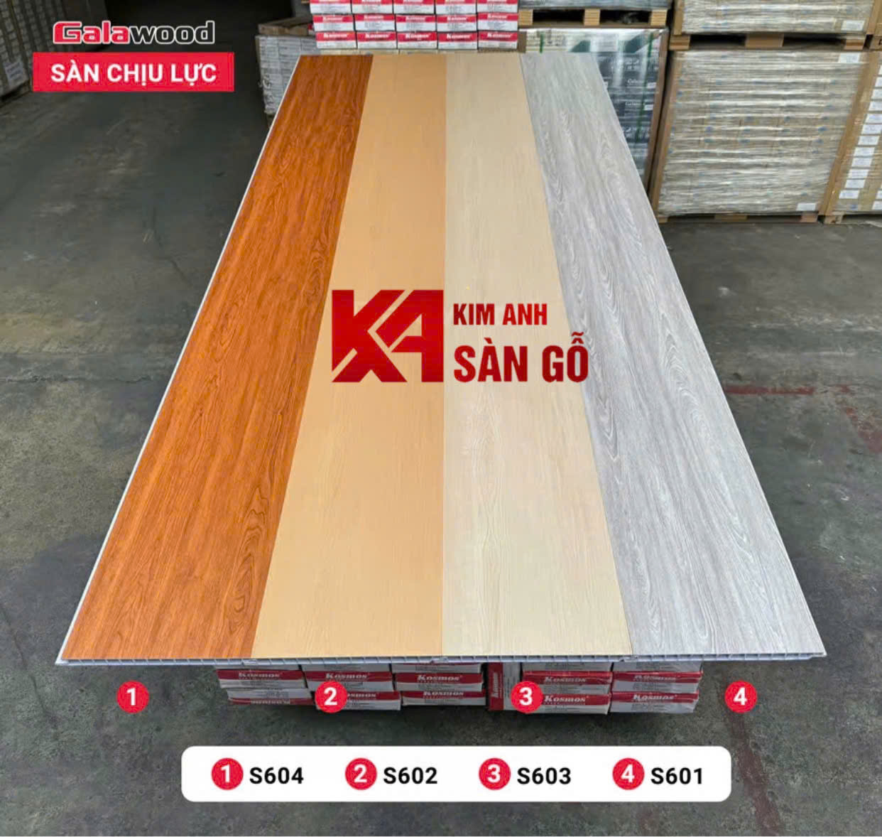 Sàn Nhựa Chịu Lực Galawood SK602X3M