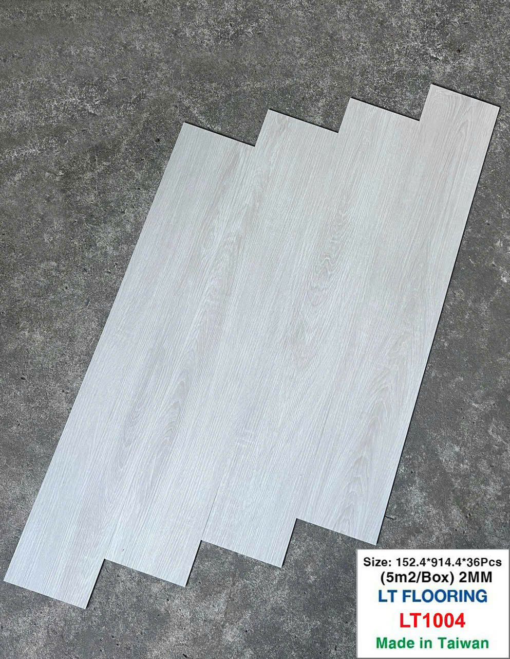 Sàn Nhựa Giả Gỗ Keo Rời 2MM LT Flooring 1004