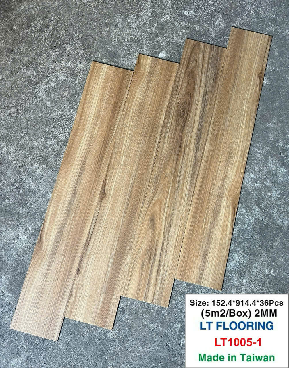 Sàn Nhựa Giả Gỗ Keo Rời 2MM LT Flooring 1005-1