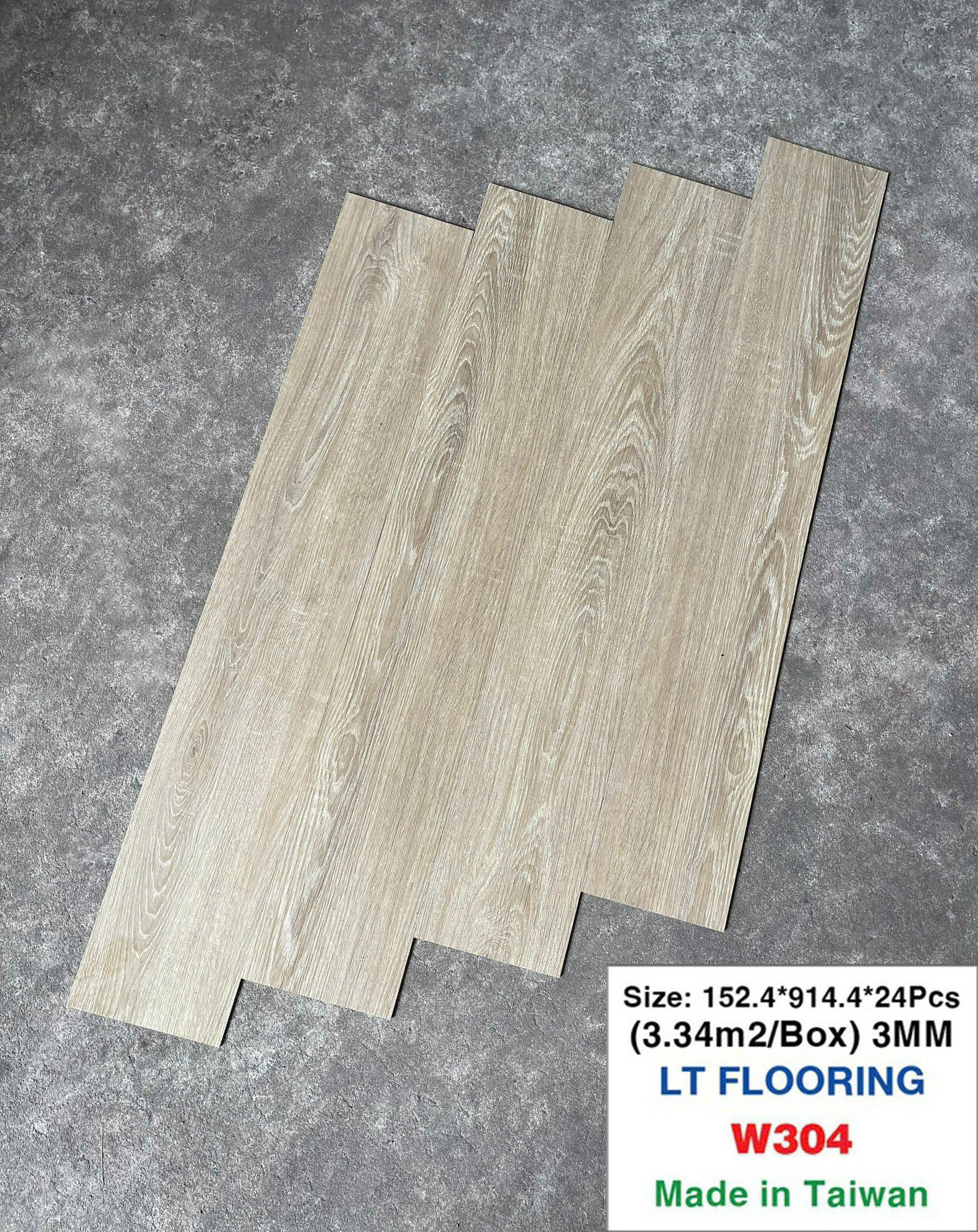 Sàn Nhựa Giả Gỗ Keo Rời 3MM LT Flooring W304